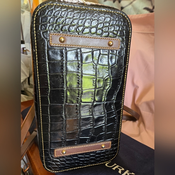 Dooney & Bourke Croco Fino Large Briana W/Pouch EUC - Picture 4 of 8